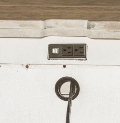 Liberty Heartland Antique White Bedside Chest 6