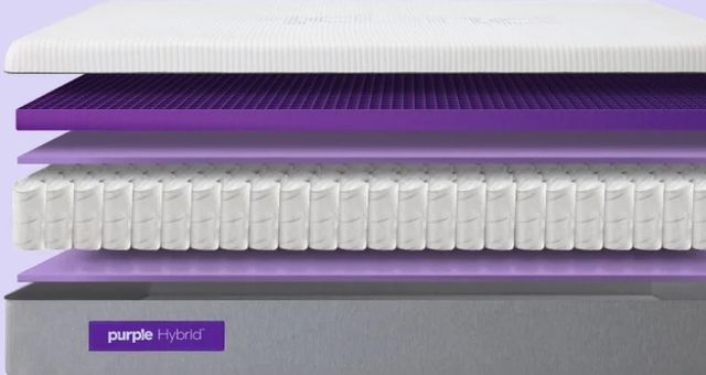 Purple® Hybrid® Firm Queen Mattress-2