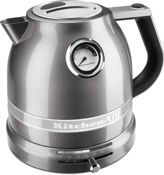 KitchenAid® Pro Line® Series 1.5 L Medallion Silver Electric Kettle 8