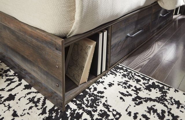 Signature Design by Ashley® Drystan Brown Queen Panel Bed with 2 Storage Drawers 5
