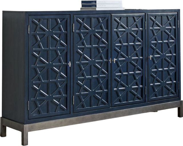 Liberty Braxton Azure Blue Accent Cabinet | Miskelly Furniture