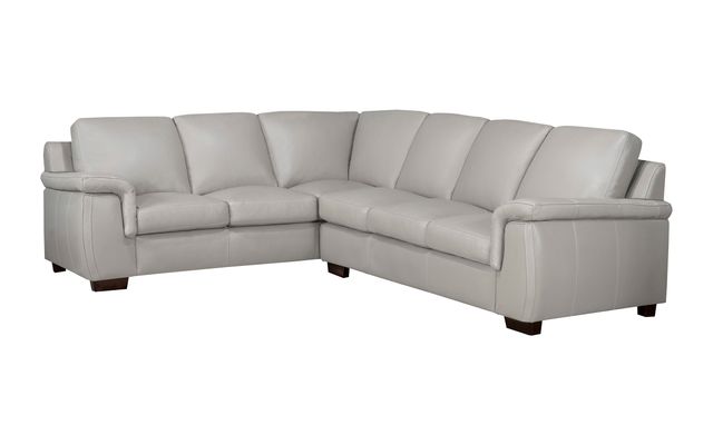 Leather Living Brisbane 2 Pc Sectional 1