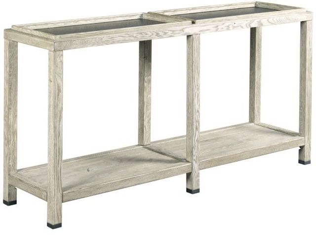 Kincaid® Trails Elements Sandstone Console Table with Gray Accents