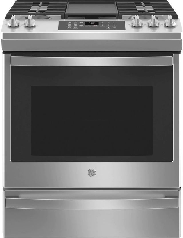 GE® 4 Piece Stainless Steel Kitchen Appliance Package 3