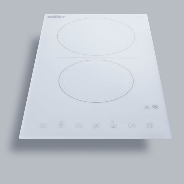 Summit® 12" White Electric Cooktop 4