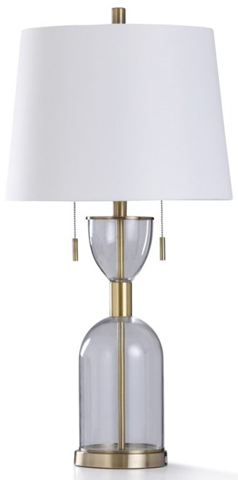 Stylecraft Figurine Brass Table Lamp