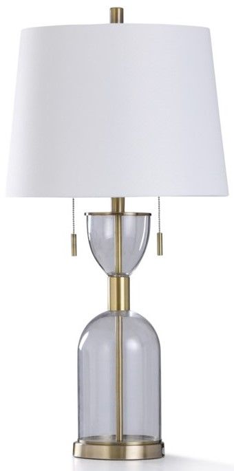 Stylecraft Figurine Brass Table Lamp-0