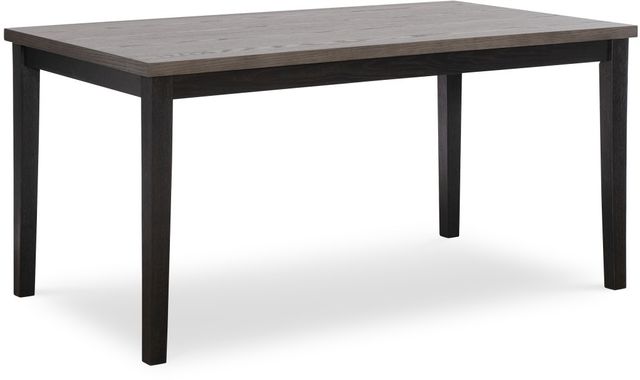 Home Furniture Outfitters Ansel Black/Gray Dining Table-0