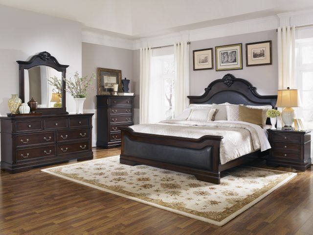 Coaster Furniture Louis Philippe 202411T 7 pc Twin Sleigh Bedroom Set