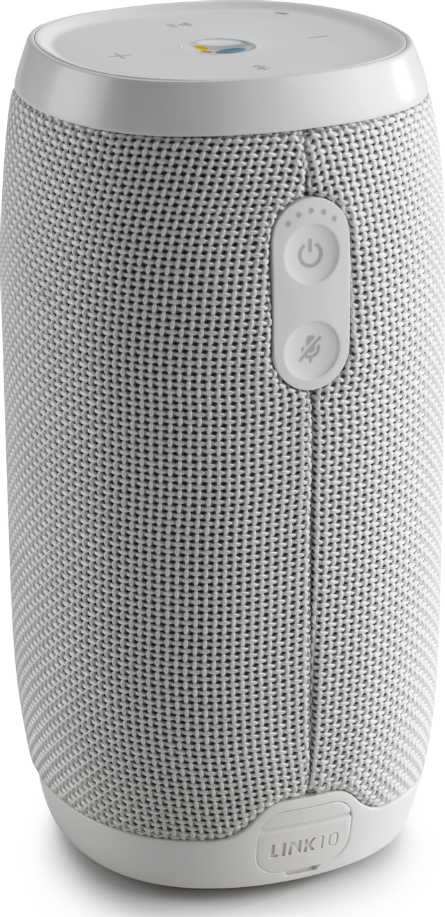 JBL® Link 10 White Voice-Activated Portable Speaker 2