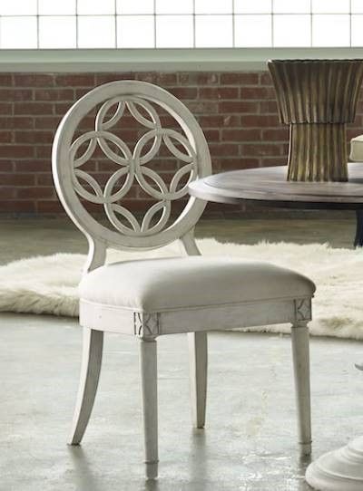 Hooker® Furniture Melange Brynlee 2-Piece Lindy Snow/White Side Chair Set-0