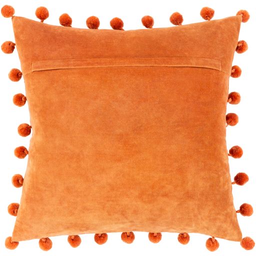 Surya Serengeti Burnt Orange 20"x20" Toss Pillow with Down Insert-2