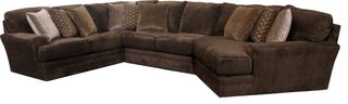iAmerica Furniture Hercules Chocolate Sectional P79639933