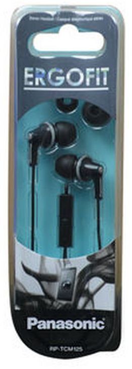 Panasonic® ErgoFit Black In-Ear Earbud Headphones 1