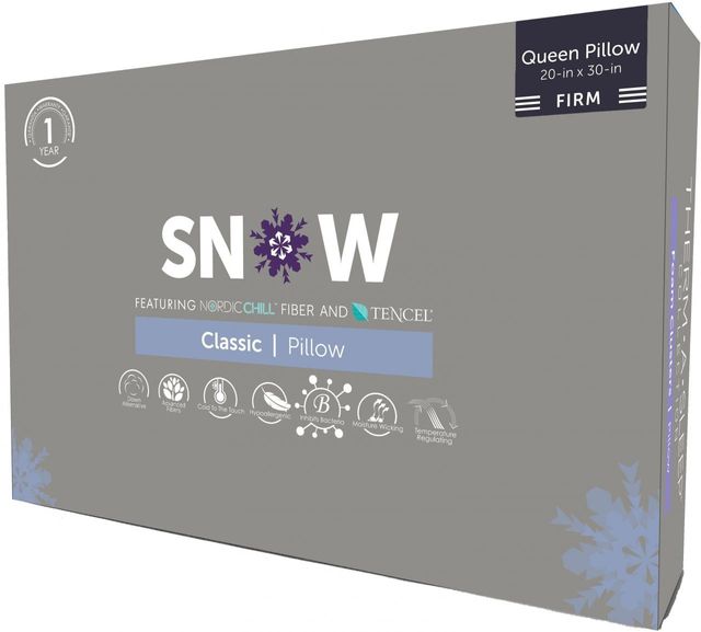 Protect-A-Bed® Therm-A-Sleep® White Snow Classic Queen Pillow