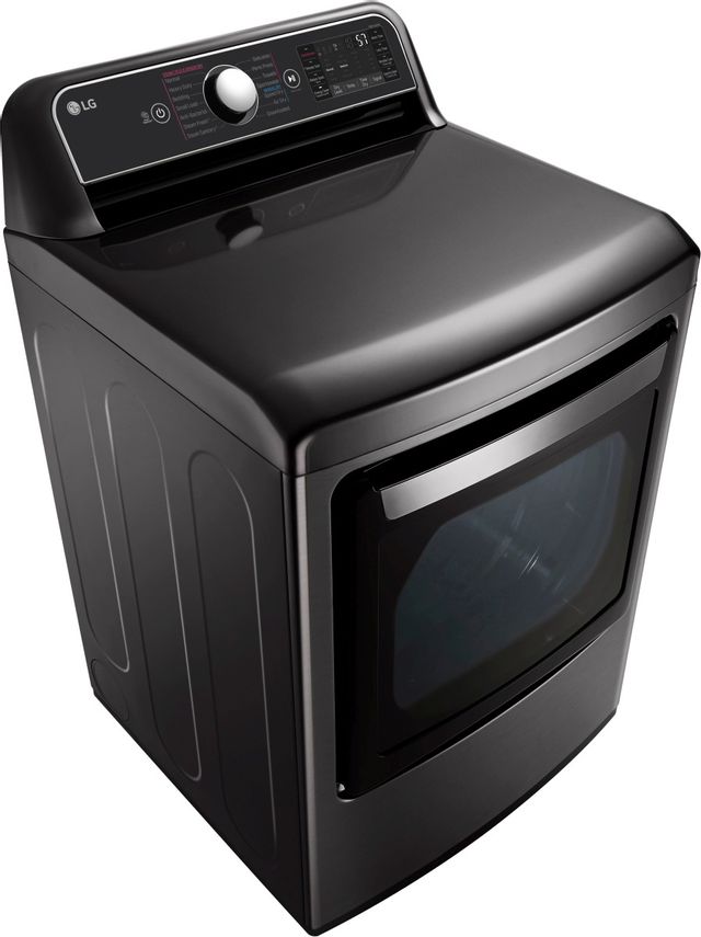 LG 7.3 Cu. Ft. Black Steel Front Load Electric Dryer 3