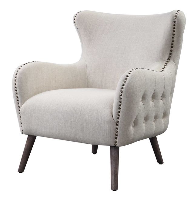 Uttermost® Donya Cream Accent Chair-1