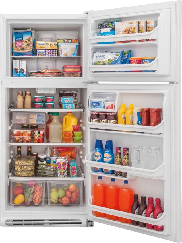 Frigidaire® 20.4 Cu. Ft. Top Freezer Refrigerator-Stainless Steel 3