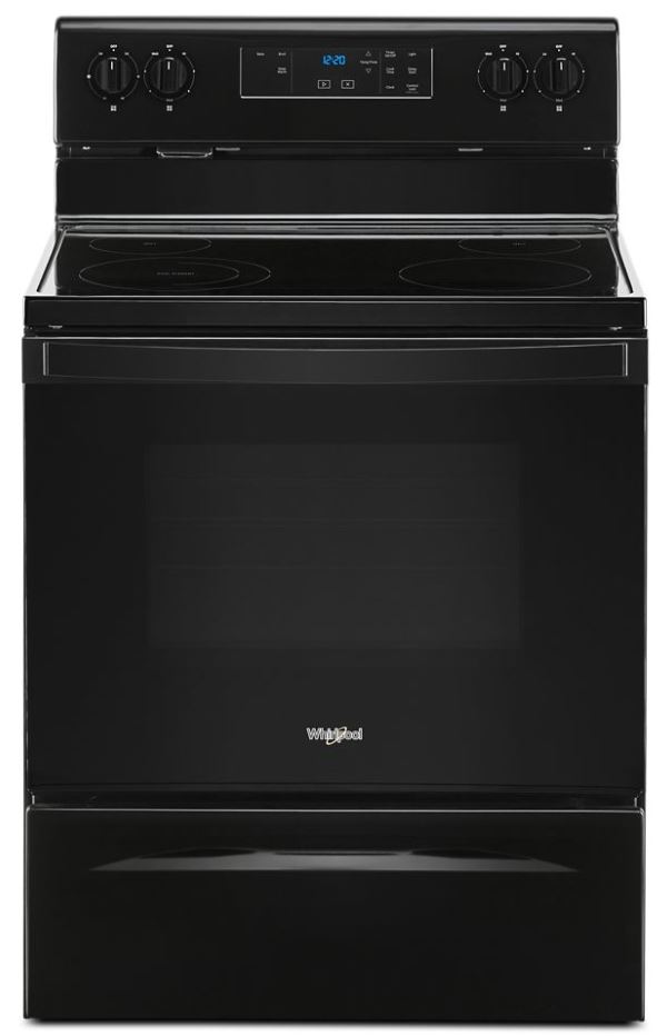 whirlpool 30 freestanding electric range