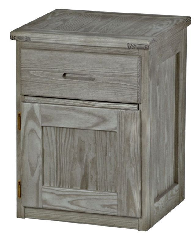 Crate Designs™ Furniture Graphite 30" Tall Nightstand with Lacquer Finish Top Only 0
