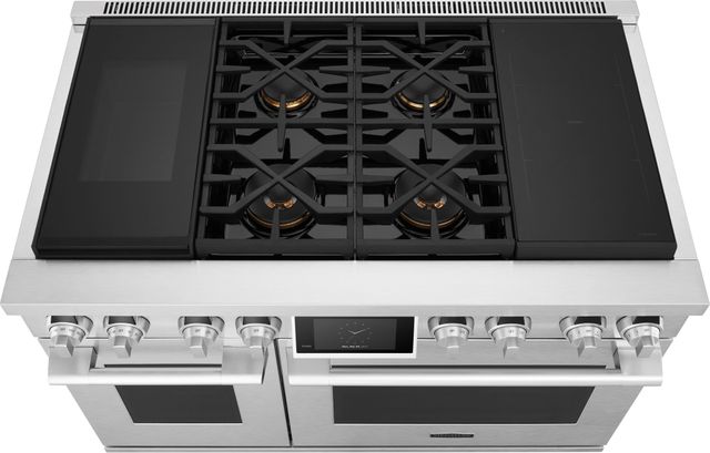 Signature Kitchen Suite 48" Stainless Steel Pro Style Dual Fuel Natural Gas Range-2