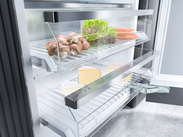 Miele MasterCool™ 19.4 Cu. Ft. Stainless Steel Built-In French Door Refrigerator 9