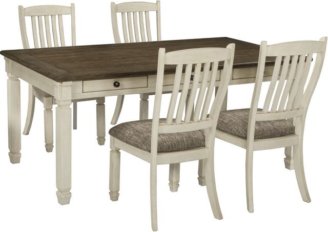 Signature Design by Ashley® Bolanburg 5 Piece Two-Tone Dining Table Set-0