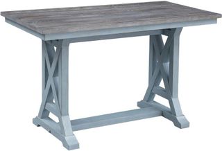 Coast To Coast Accents™ Bar Harbor Blue/Brown Counter Height Dining Table