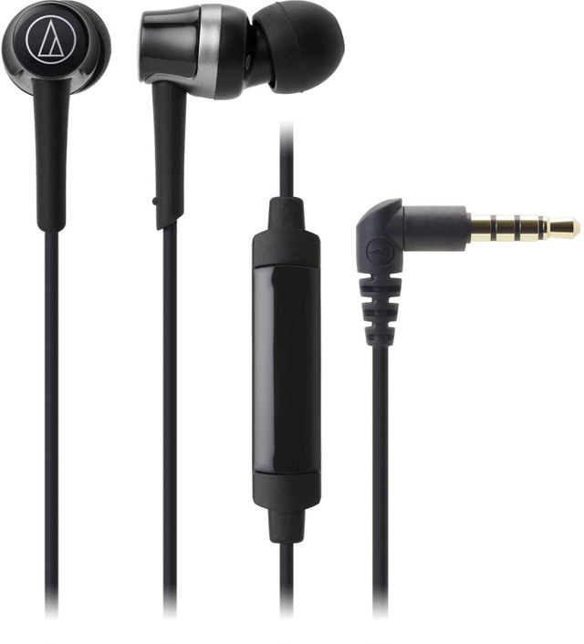 Audio-Technica® ATH-CKR30iSBK SonicFuel® Black In-Ear Headphones