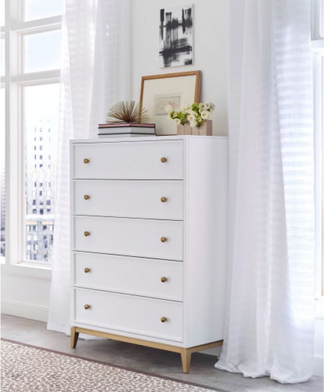 Legacy Classic Chelsea by Rachael Ray Bright White Drawer Chest-3