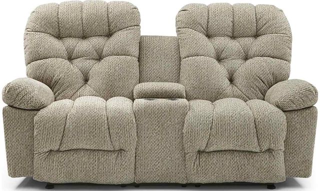 Best® Home Furnishings Bolt Power Reclining Space Saver® Loveseat with Console 1