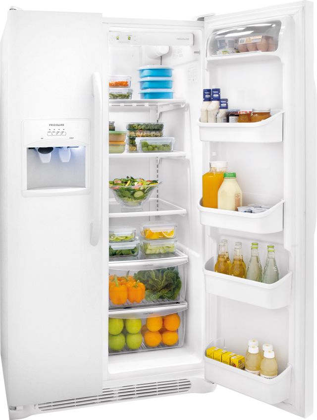 Frigidaire® 26 Cu. Ft. Side-By-Side Refrigerator-Pearl White 6