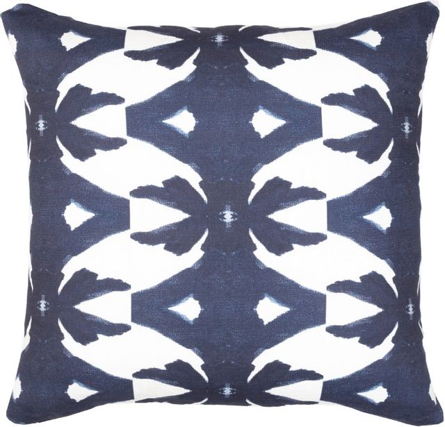 Laura Park Designs Palm Navy 22” x 22” Toss Pillow-0