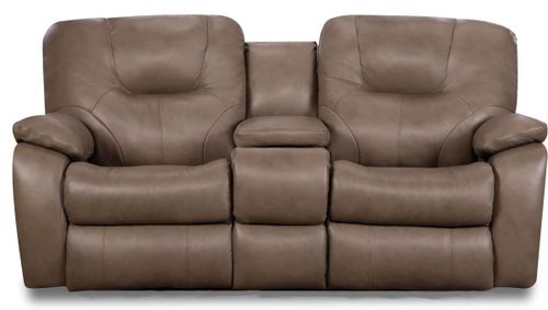 Southern Motion™ Avalon Taupe Power Headrest Reclining Loveseat with USB Ports