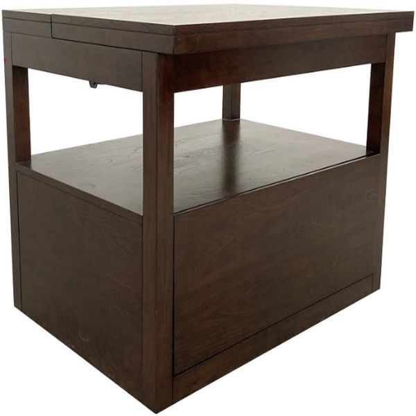Parker House® Elevation Warm Elm Functional File with Lift Top-0