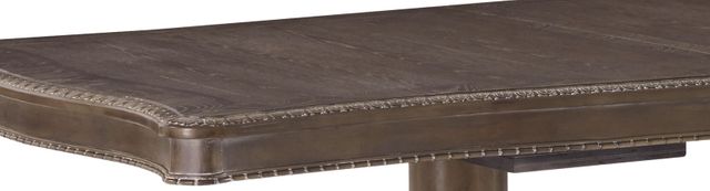 Signature Design by Ashley® Charmond Brown 106" Expandable Dining Table 1