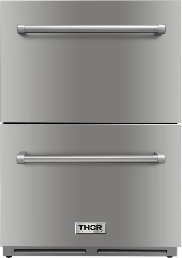 Thor Kitchen® 23.5" Stainless Steel Indoor/Outdoor Under The Counter Refrigerator
