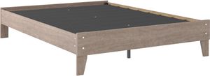 Signature Design by Ashley® Flannia Gray Queen Platform Bed