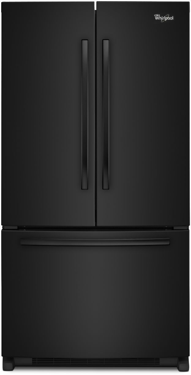 Whirlpool® 25 Cu Ft. Black French Door Refrigerator