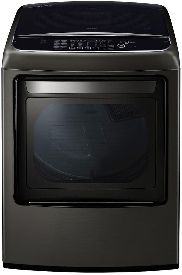 LG 7.3 Cu. Ft. Black Stainless Steel Front Load Electric Dryer