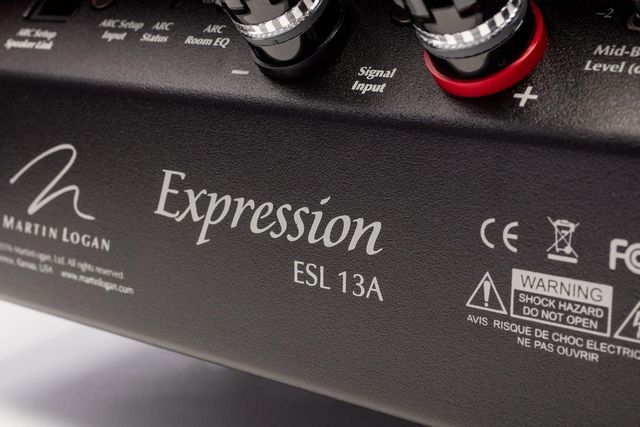 Martin Logan® Expression ESL 13A Gloss Black Floor Standing Speaker 6