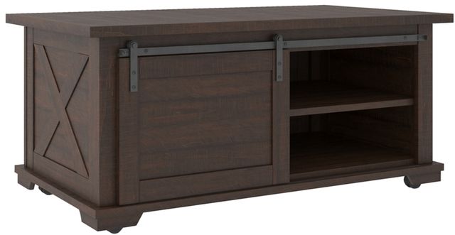 Signature Design by Ashley® Camiburg Warm Brown Rectangular Cocktail Table 0