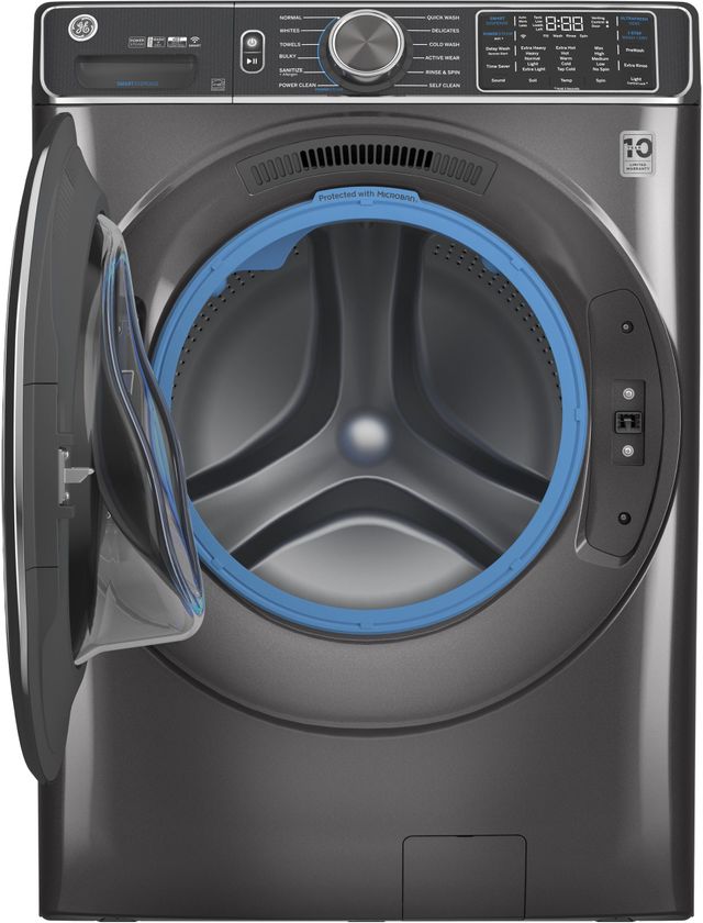 GE® 5.0 Cu. Ft. Diamond Gray Smart Front Load Washer-1
