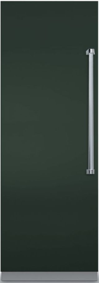Viking® 7 Series 12.2 Cu. Ft. Blackforest Green Fully Integrated Left Hinge All Freezer with 5/7 Series Panel