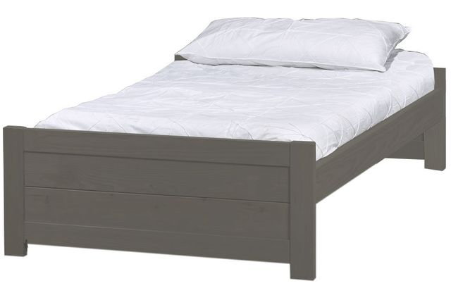 Crate Designs™ WildRoots Graphite 19" Twin Youth Panel Bed