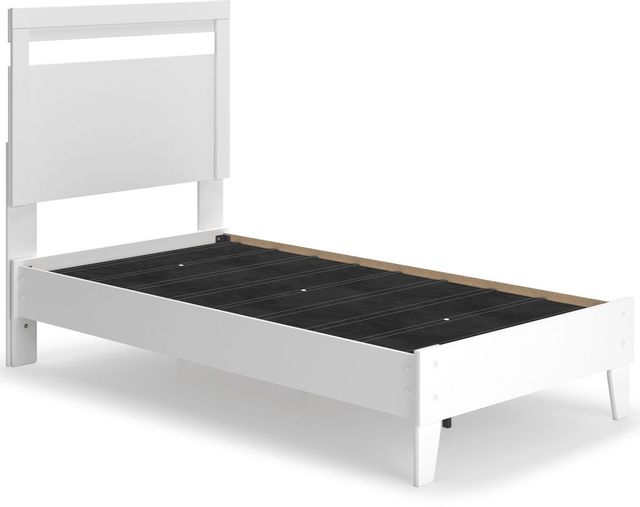 Signature Design by Ashley® Flannia White Twin Panel Bed-1