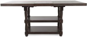 Winners Only® Xcalibur Espresso 78" Tall Table with 18" Butterfly Leaf
