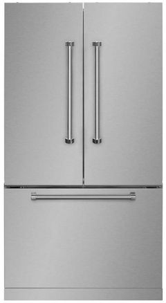 AGA 22.2 Cu. Ft. Stainless Steel Counter Depth French Door Refrigerator-AMPROFD23-SS