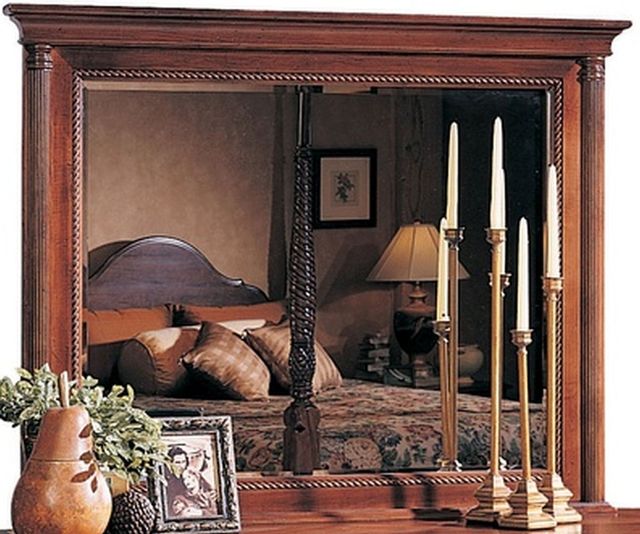 Durham Furniture Savile Row Victorian Mahogany Landscape Mirror
