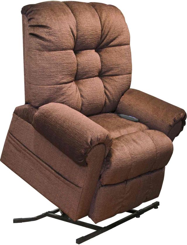 Catnapper® Omni Merlot Power Lift Full Lay-Out Chaise Recliner 1